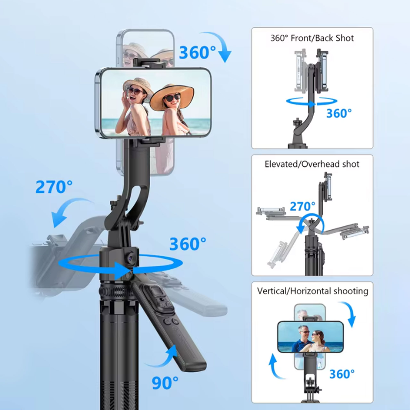 مانع اهتزاز للجوال 360 درجة كبير الحجم - الصورة 5