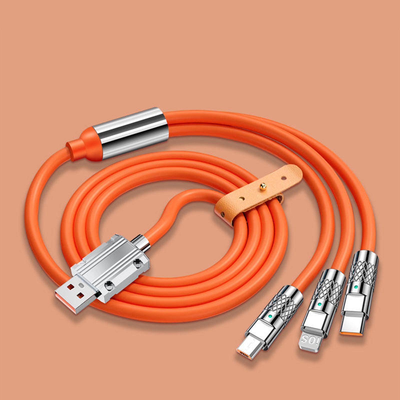 كابل شحن سريع متعدد 3 في 1