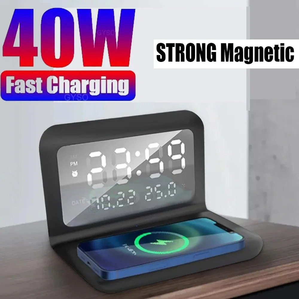 شاحن لاسلكي معي منبه - الصورة 3