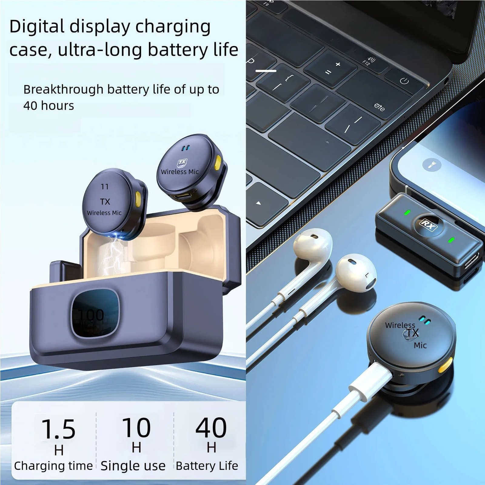 ميكروفون Lavalier اللاسلكي - الصورة 5