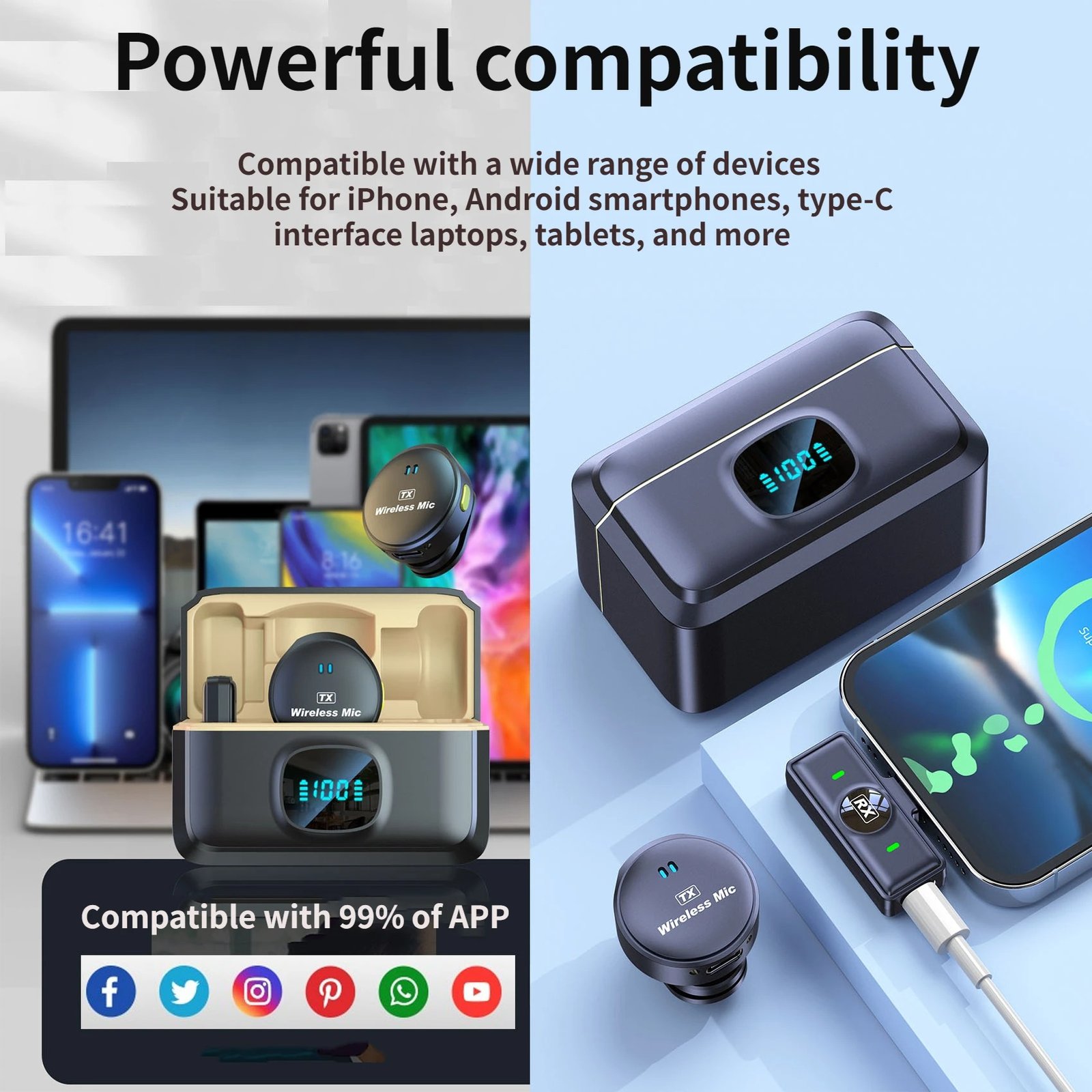 ميكروفون Lavalier اللاسلكي - الصورة 6